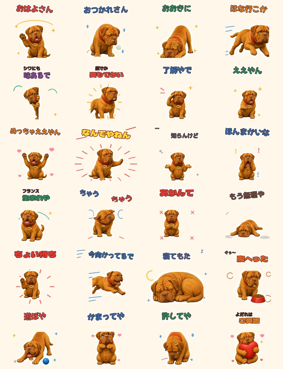 大阪弁LINEスタンプ一覧